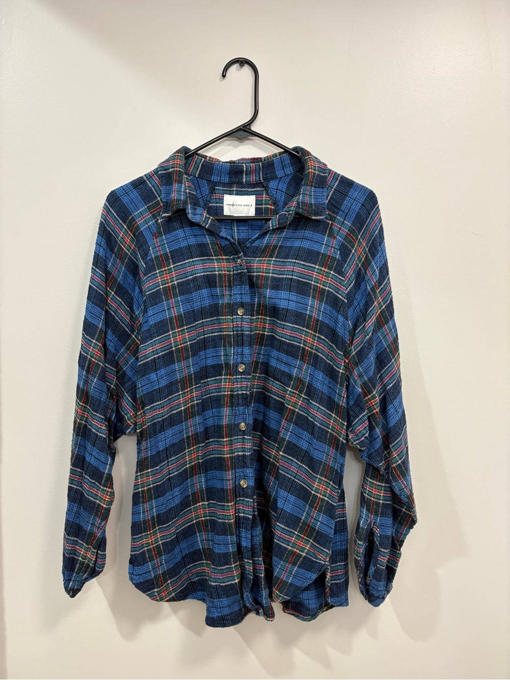 American Eagle Plaid Flannel - Picture 3 of 4